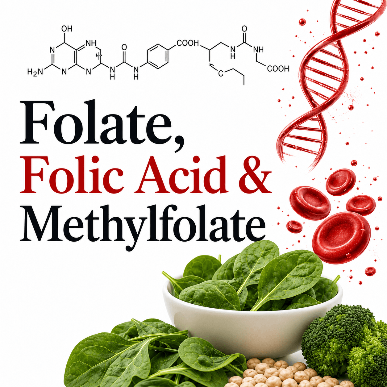 Folate Folic Acid and Methylfolate — cover